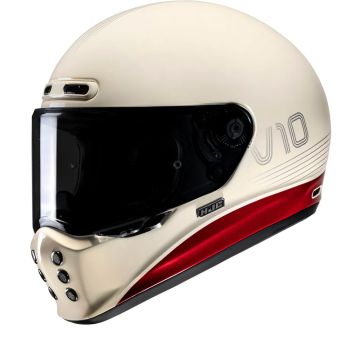 HJC V10 Tami Beige Rood Mc1 Integraalhelm