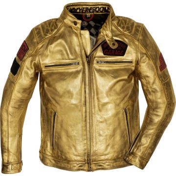 HolyFreedom Zero Lingotto Goud Leren Motorjas