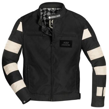 HolyFreedom Prison Zwart Beige Textiele Motorjas