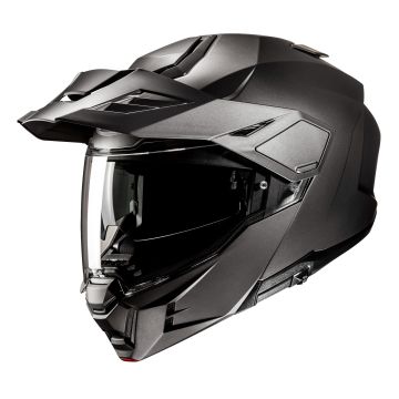 HJC i80 Solid Zilver Adventure Motorhelm