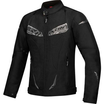 Ixon Caliber Zwart Waterdichte Textiele Motorjas