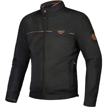 Ixon Cornet Zwart Bruin Textiele Motorjas