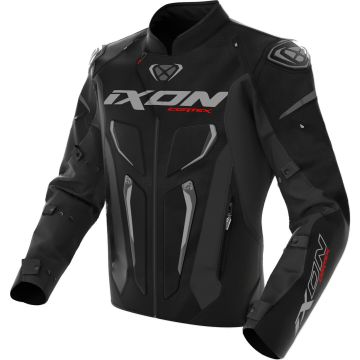 Ixon Cortex Zwart Grijs Waterdichte Textiele Motorjas