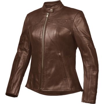 Ixon Cranky Air L Bruin Dames Leren Motorjas