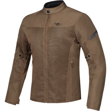 Ixon Fresh Slim Bruin Waterdichte Textiele Motorjas