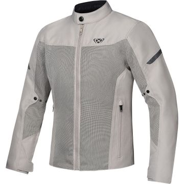 Ixon Fresh Slim Greige Waterdichte Textiele Motorjas
