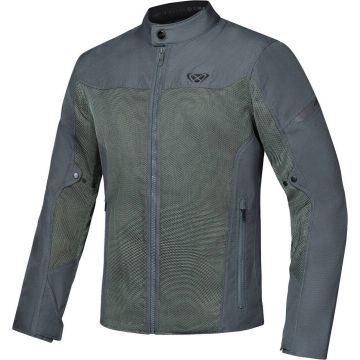 Ixon Fresh Slim Kaki Waterdichte Textiele Motorjas