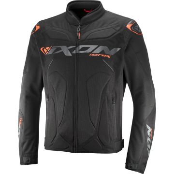 Ixon Ionix Zwart Antraciet Oranje Textiele Motorjas