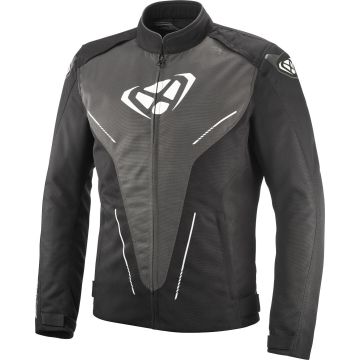 Ixon Prodigy Zwart Antraciet Wit Waterdichte Textiele Motorjas