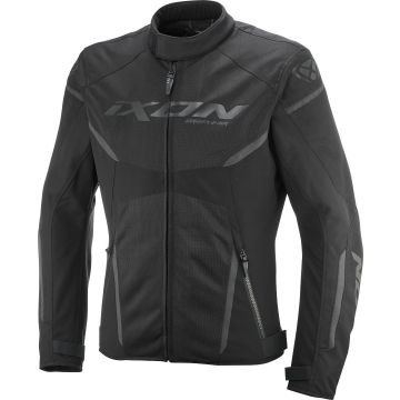 Ixon Striker 2 Air WP Zwart Waterdichte Textiele Motorjas