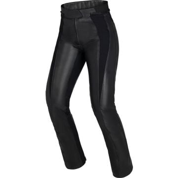 IXS Aberdeen Dames Zwart Leren Motorbroek
