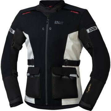 IXS Horizon-GTX Zwart Wit Textiele Motorjas