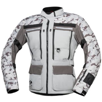 IXS Montevideo-Air 3.0 Grijs Camo Textiele Motorjas