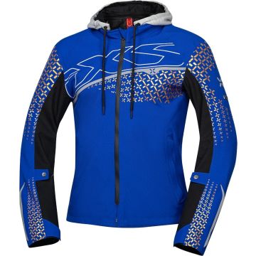 IXS Rapid-STX 1.0 Waterdichte Blauw Textiele Motorjas
