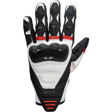 IXS Rapid 1.0 Geperforeerde Zwart Wit Rood Handschoenen