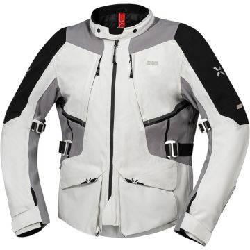 IXS Tourster-STX 1.0 Waterdichte Grijs Textiele Motorjas