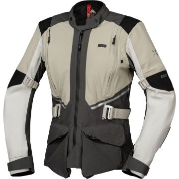 IXS Tourster-STX 1.0 Waterdichte Dames Dark Grijs Textiele Motorjas