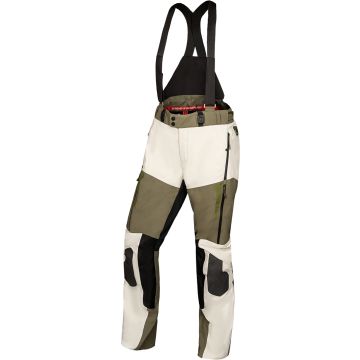 IXS Venture-GTX 1.0 Waterdichte Light Grijs Groen Textiele Motorbroek