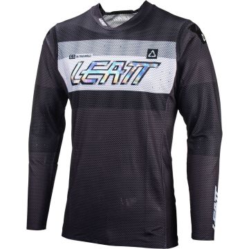 Leatt Moto 5.5 UltraWeld V24 Graphite Black Grey White Motocross Jersey
