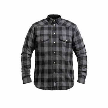 John Doe Motoshirt Grijs Zwart XTM