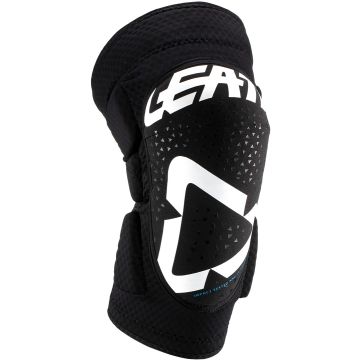 Leatt 3DF 5.0 Black White Motocross Knee Guards
