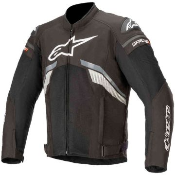 Alpinestars T-GP Plus R V3 Jas Zwart Donker Grijs Wit  