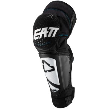 Leatt 3DF Hybrid EXT Jr White Black Kids Knee and Shin Guards