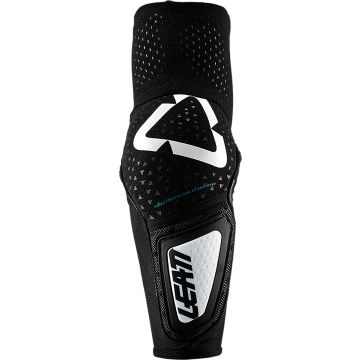 Leatt 3DF Hybrid Jr White Black Kids Elbow Guards