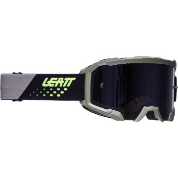 Leatt Velocity 4.5 Dots Grey Green Motocross Goggles