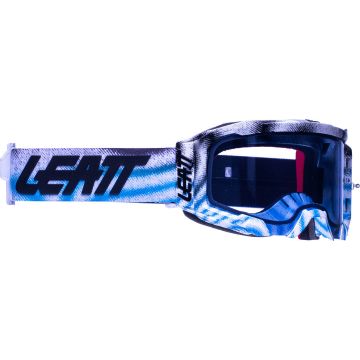 Leatt Velocity 5.5 Zebra Blue Motocross Goggles