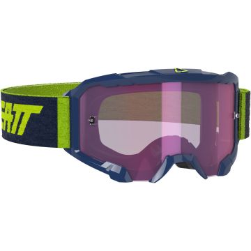 Leatt Velocity 4.5 Iriz Blue Yellow Motocross Goggles