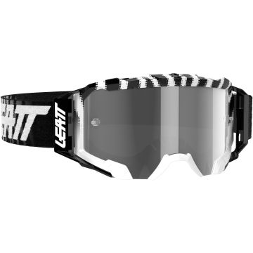 Leatt Velocity 5.5 Black White Motocross Goggles