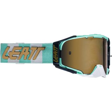 Leatt Velocity 6.5 Iriz Guard Turquoise Motocross Goggles