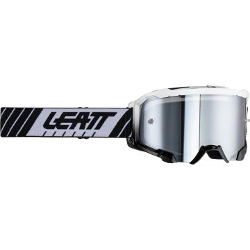 Leatt Velocity 4.5 Iriz Stripes Black White Motocross Goggles
