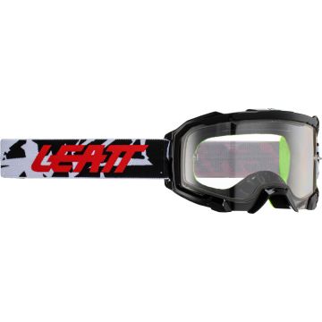 Leatt Velocity 4.5 Zebra Black White Motocross Goggles