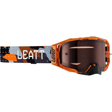 Leatt Velocity 6.5 Orange Black Motocross Goggles