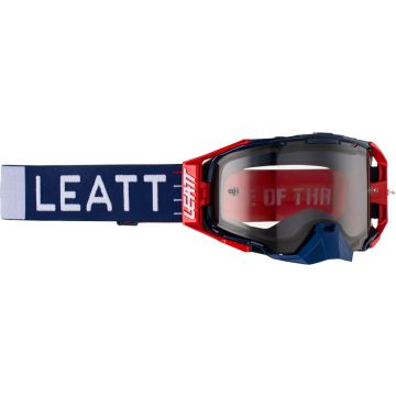 Leatt Velocity 6.5 Light Blue Red Motocross Goggles