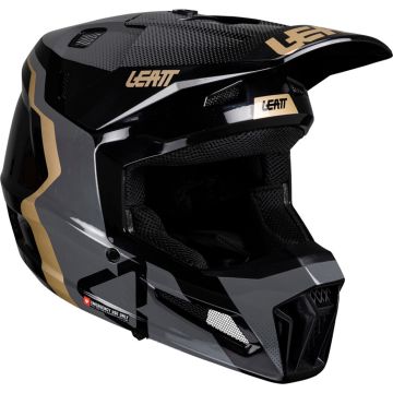 Leatt Moto 3.5 Junior Black Kids Motocross Helmet with 2.5 Goggles