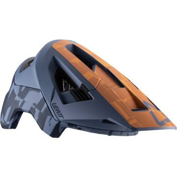 Leatt MTB AllMtn 4.0 Grey Orange Bicycle Helmet