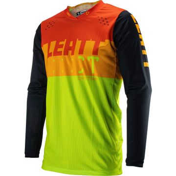 Leatt Moto 4.5 Lite V23 Citrus Orange Green Motocross Jersey