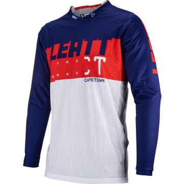 Leatt Moto 4.5 Lite V23 Royal Blue Red White Motocross Jersey