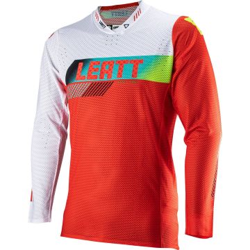 Leatt Moto 5.5 UltraWeld V23 Red White Motocross Jersey