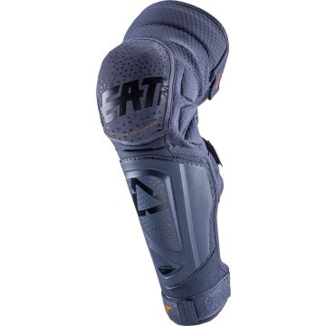 Leatt 3DF Hybrid EXT Dark Blue Motocross Knee and Shin Guards