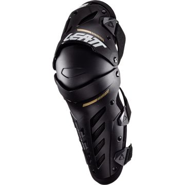 Leatt Dual Axis Black Knee and Shin Protectors