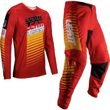 Leatt Ride Kit 3.5 Red Motocross Jersey and Pants Set