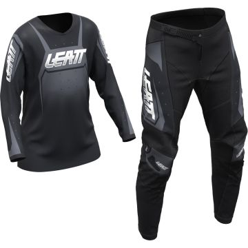 Leatt Ride Kit 3.5 Junior Black Kids Motocross Jersey and Pants Set