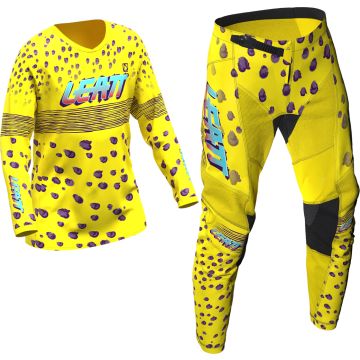 Leatt Ride Kit 3.5 Junior Cheetah Kids Motocross Jersey and Pants Set