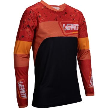 Leatt Moto 4.5 Enduro Burn Black Orange Motocross Jersey