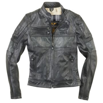 Black-Cafe London Shona II Dames Leren Motorjas