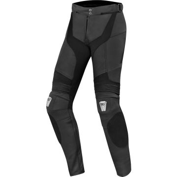 Berik Flexius Zwart Leren Motorbroek